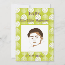 Blätter von Fischköpfen New Kiwi White Birth