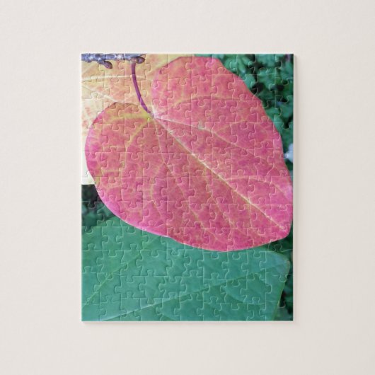 Blätter von Gelbgrün - Puzzle (Vertikal)