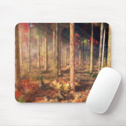Blätter von Goldmousepad Mousepad (Mit Mouse)