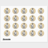 Blätter von Grass Whitman Classic Portrait Sticker (Blatt)