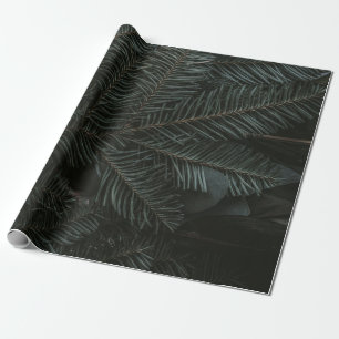 Blätter von grünen Kiefern Geschenkpapier