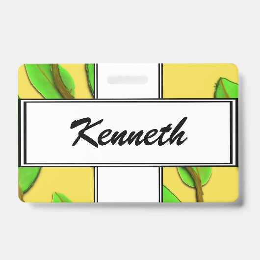 Blätter von Kenneth Yoncich Ausweis (Vorderseite)