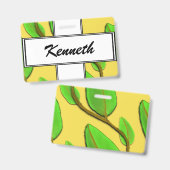 Blätter von Kenneth Yoncich Ausweis (Vorder- & Rückseite)