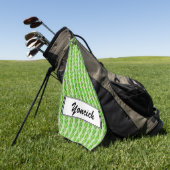 Blätter von Kenneth Yoncich Golfhandtuch (Gras)