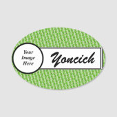 Blätter von Kenneth Yoncich Namensschild (Vorderseite)