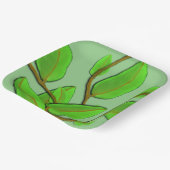 Blätter von Kenneth Yoncich Pappteller (Gewinkelt)