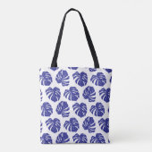 Blätter von Palmen: Naturmuster Tasche (Rückseite)