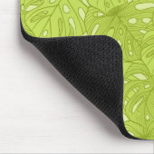 Blätter von Palmenbaum Mousepad (Ecke)