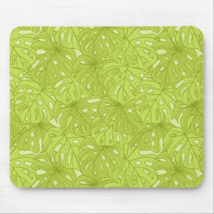 Blätter von Palmenbaum Mousepad