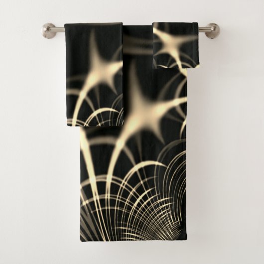 Blätter von trockenem Gras oder gekrönten Dornen? Badhandtuch Set (Insitu)