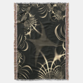 Blätter von trockenem Gras oder gekrönten Dornen?  Decke