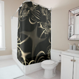 Blätter von trockenem Gras oder gekrönten Dornen?  Duschvorhang