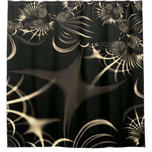 Blätter von trockenem Gras oder gekrönten Dornen? Duschvorhang (Vorderseite)