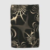 Blätter von trockenem Gras oder gekrönten Dornen? Golfhandtuch (Vorderseite)