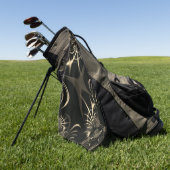 Blätter von trockenem Gras oder gekrönten Dornen? Golfhandtuch (Gras)