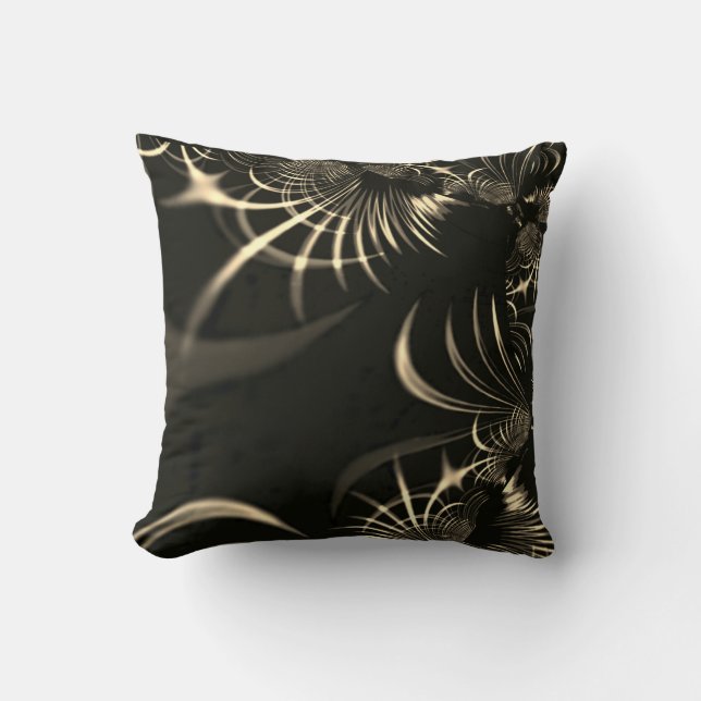 Blätter von trockenem Gras oder gekrönten Dornen?  Kissen (Vorderseite)