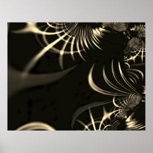 Blätter von trockenem Gras oder gekrönten Dornen?  Poster