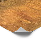 Blätter von Weizen in einem Feld, van Gogh Poster (Ecke)