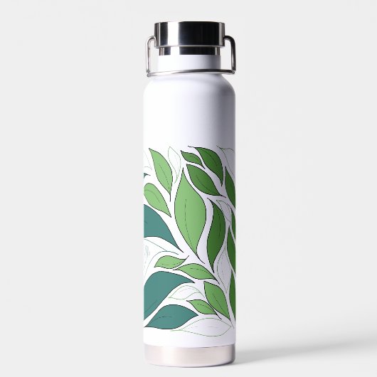 Blätter Wasser Flasche (Rückseite)