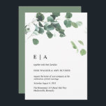 Blätter Wasserfarbe Einladung<br><div class="desc">Wasserfarbe Blätter Hochzeitseinladung. Kann vollständig an Ihre Bedürfnisse angepasst werden,  um Ihren Anzug zu erfüllen. © Gorjo Designs via Zazzle. // Sie suchen passende Artikel? Andere Schreibwaren aus dem Set hier verfügbar: https://www.zazzle.com/collections/watercolor_leaves_wedding-119509640149725330 // Benötigen Sie Hilfe bei der Anpassung Ihres Designs? Andere Ideen got? Kontaktieren Sie mich unter: zoe@gorjodesigns.com</div>