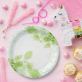 Blätter Wasserfarbe Pappteller (Party)