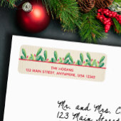 Blätter Wasserfarben Berries Elfenbeinküste Weihna