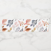 Blätter Wasserflaschenetikett (Einzelnes Label)