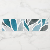 Blätter Wasserflaschenetikett (Einzelnes Label)