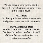 Blätter Wedding Vellum Pergament Einladungen