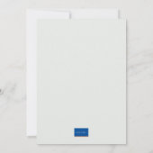 Blätter Weingarten Hochzeitskarte Einladung (Rückseite)