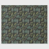 Blätter Wrapping Paper Geschenkpapier (Flach)