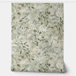 Blätter zauberhaftes pastellgrünes Kinderzimmer Tapete