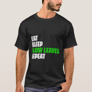 Blätter zum Einschlafen wiederholen Vater mit Blei T-Shirt