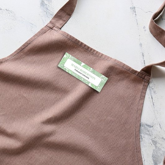 Blätter zum Titel "Beschäftigte" Namensschild