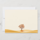 Blätter zur Einladung von Kinderschuhen (Rückseite)