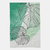 Blätter zur Pflanze Geschirrtuch (Vertikal)