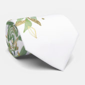 Blätter zur Pflanze von Gold und Grün Krawatte (Gerollt)