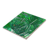 Blätter zur Pflanze von Pastel Green Palm Tree Fliese (Seite)
