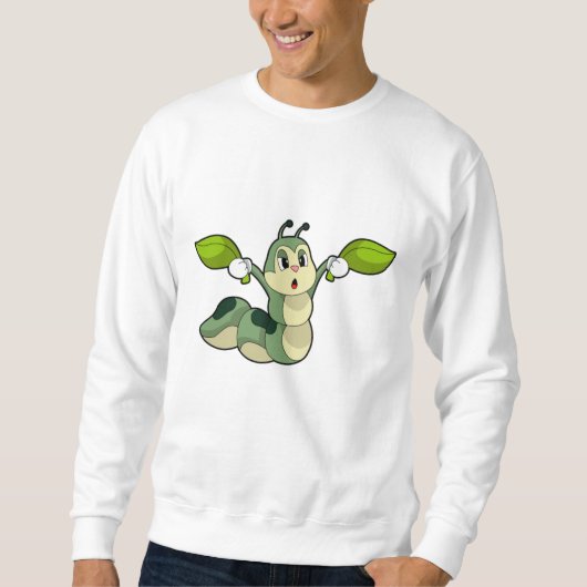 Blätter zur Raupe Sweatshirt (Vorderseite)