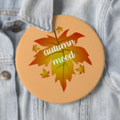 Blätter zur Stimmungstyp im Herbst Button (Beispiel)
