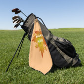 Blätter zur Stimmungstyp im Herbst Golfhandtuch (Gras)
