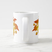 Blätter zur Stimmungstyp im Herbst Jumbo-Tasse (Rückseite)