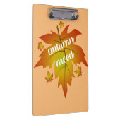 Blätter zur Stimmungstyp im Herbst Klemmbrett (Rechts)