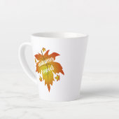 Blätter zur Stimmungstyp im Herbst Milchtasse (Linke Ecke)