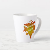 Blätter zur Stimmungstyp im Herbst Milchtasse (Rechte Ecke)