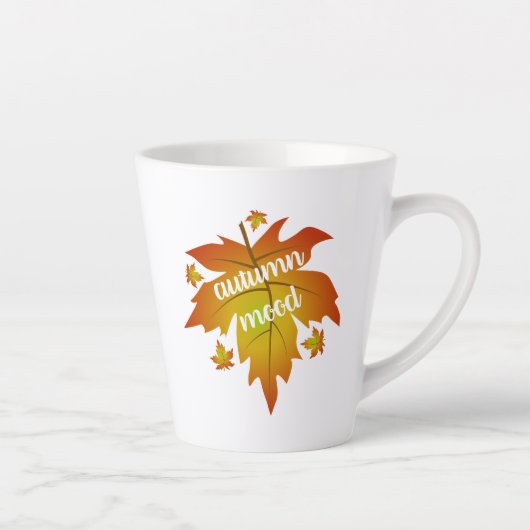 Blätter zur Stimmungstyp im Herbst Milchtasse (Rechts)