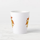 Blätter zur Stimmungstyp im Herbst Milchtasse (Vorderseite)