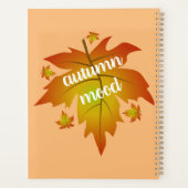 Blätter zur Stimmungstyp im Herbst Planer (Rückseite)