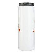 Blätter zur Stimmungstyp im Herbst Thermosbecher (Rückseite)