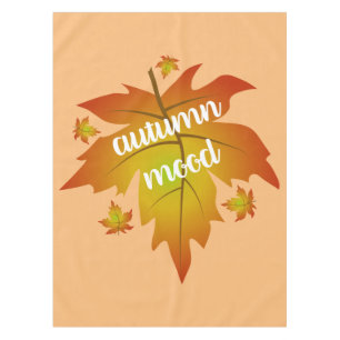 Blätter zur Stimmungstyp im Herbst Tischdecke